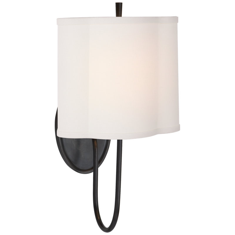 Simple 1 - Light Armed Sconce, Bronze
