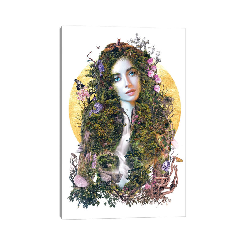 Mother Gaia by Barrett Biggers - Wrapped Canvas Print, 20.32 cm H x 30.48 cm W