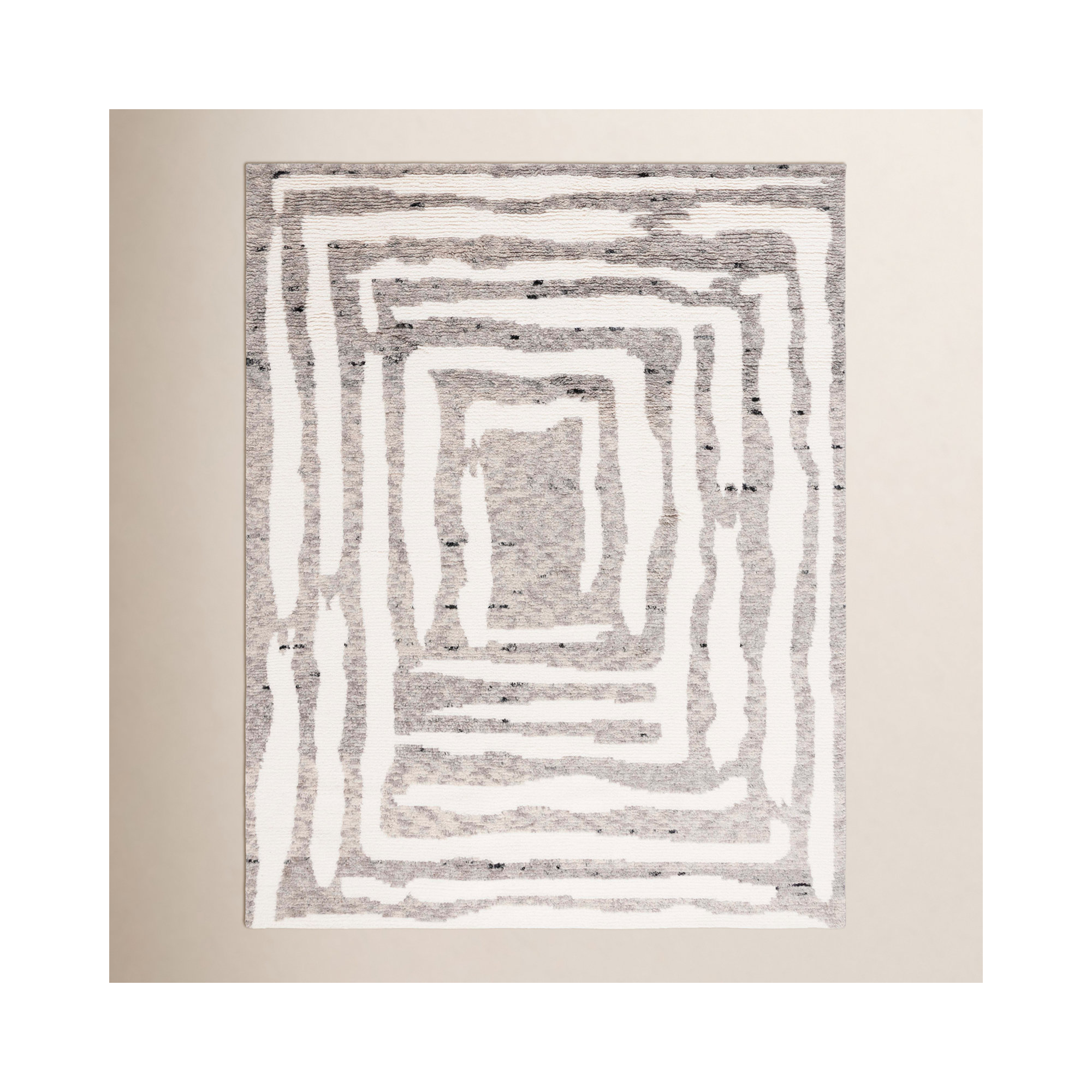 Kass Handmade Wool Rug, Rectangle 8' x 10'