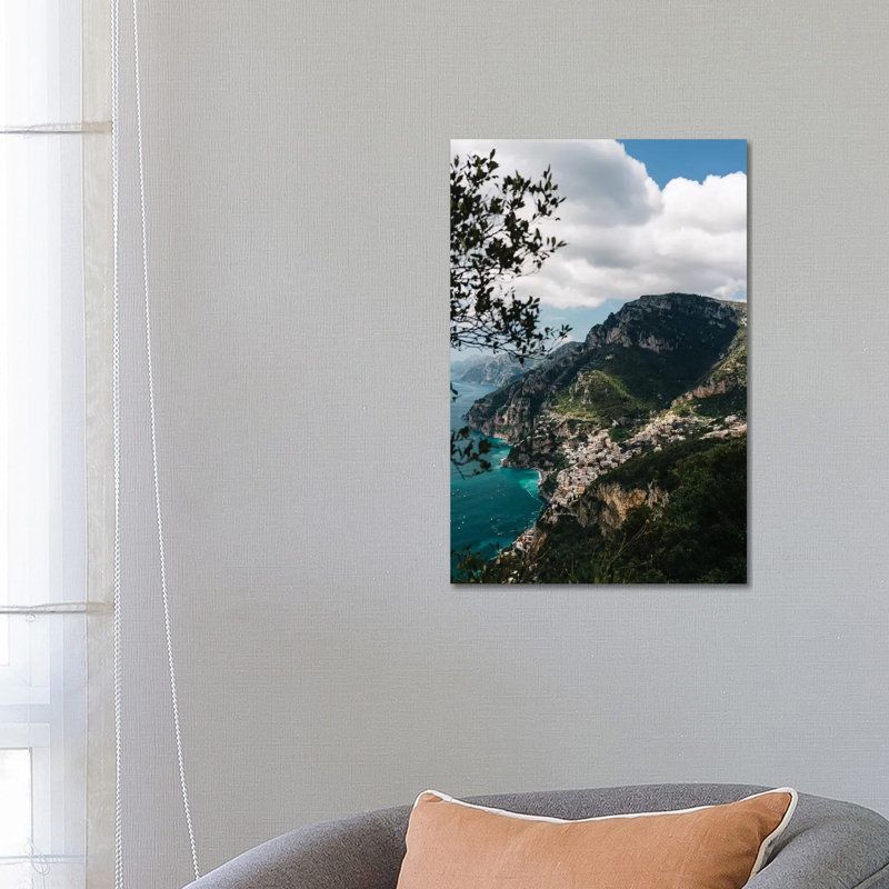 Positano Italy 1 Piece Wall Art on Canvas, 66.04cm H x 45.72cm W x 1.91cm D, Wrapped Canvas