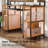 Modern Home Office Computer Writing Study Desk with Storage Shelves and Keyboard Tray-52401372