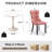 Aya-Rose Round Dining Table Sets with 2 dining chairs-1839142350-1839142346