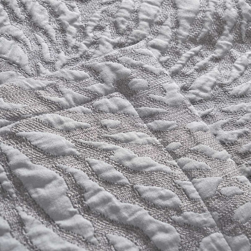 Souvenir Percale Coverlet, King Coverlet, White