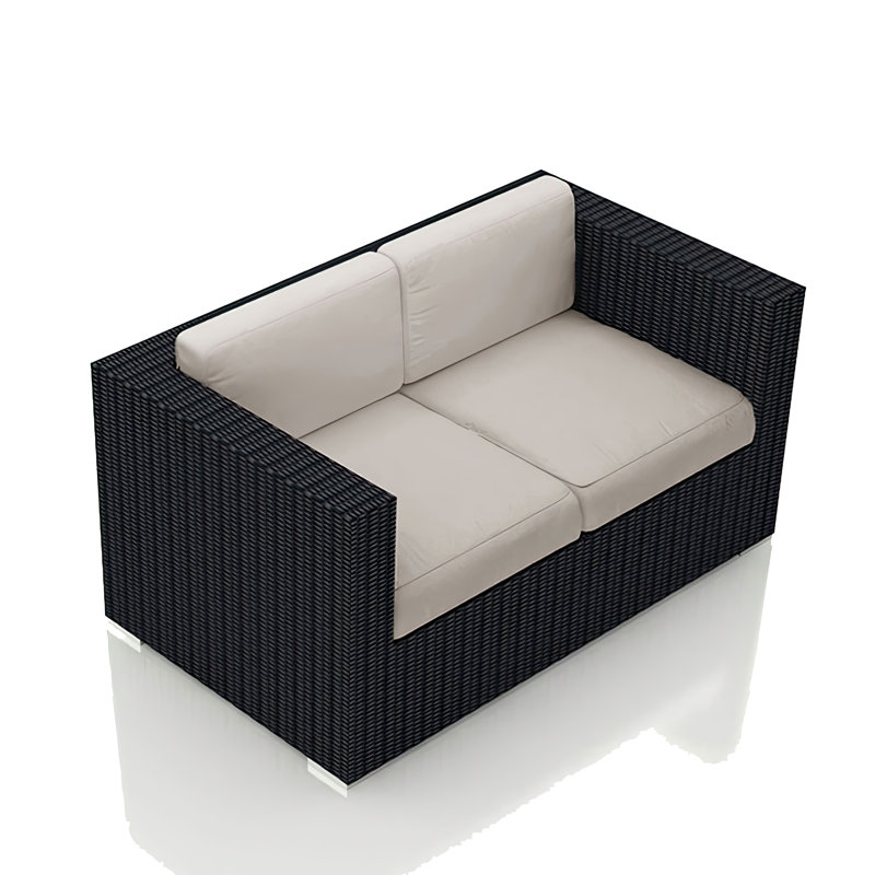 Urbana Outdoor 2 - Seat Patio Daybed, Cast Silver Sunbrella®