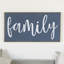 Signe de bois «famille»