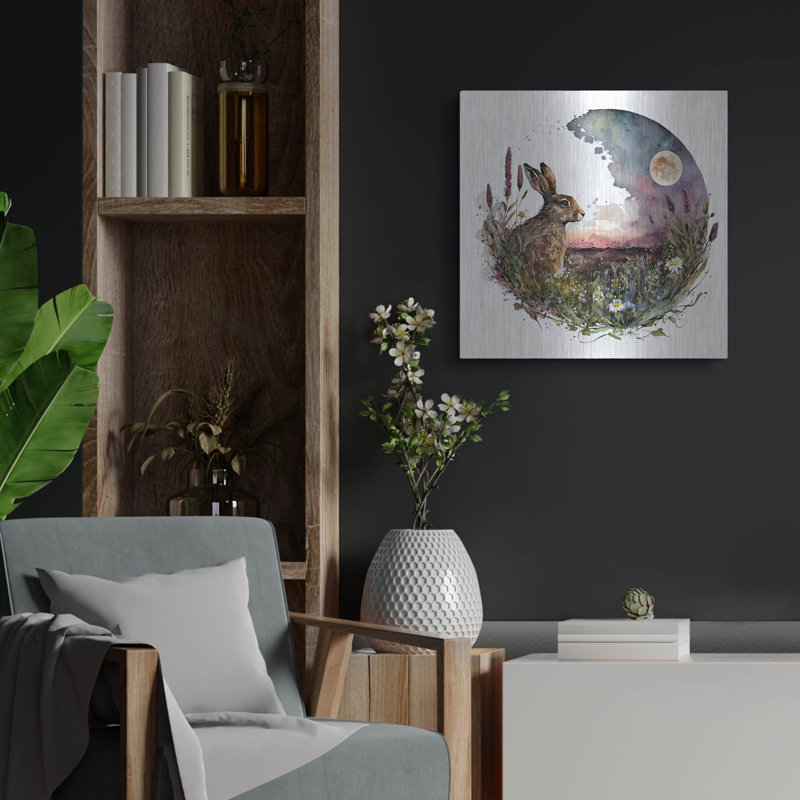 Art mural en métal Lark Manor ™ «Secret On The Hill» par The Golden Valley
