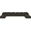 Canapé modulaire rembourré 204 po Ames-90279383