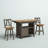 Keswick 54" W Kitchen Island Set with Swivel Stools