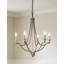 Lustre style champêtre rustique 5 lumières