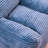 Compression 41.8“W Large Corduroy Bean Bag Chair Filled Memory Sponge-1888231722