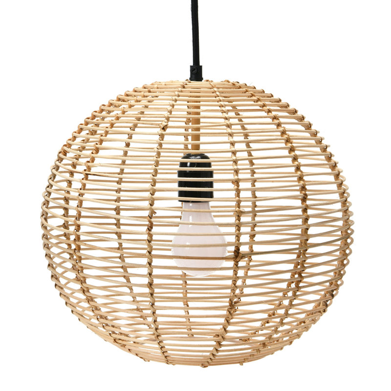 Modern Boho Hand Woven Rattan Ceiling Light