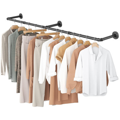 163cm Wall Mounted Clothes Rack