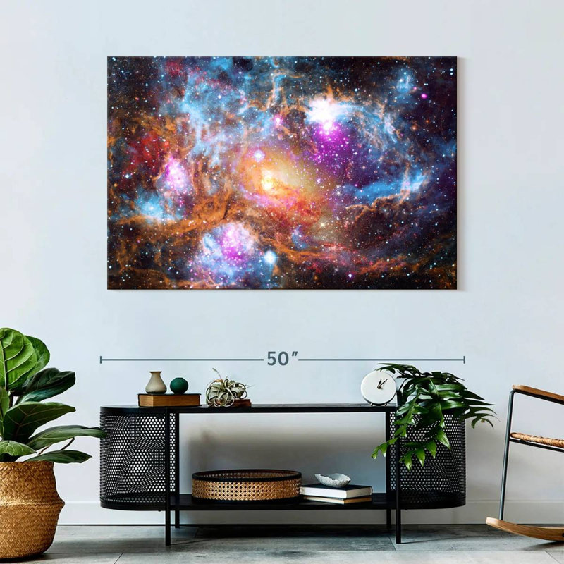 Oberle Cosmic Galaxies, 32" H x 48" W