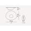 I.D. Ish Melamine Salad/Dessert Plate