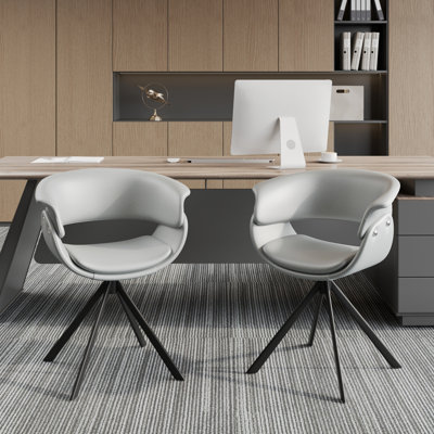 Chaise de bureau pivotante rembourrée