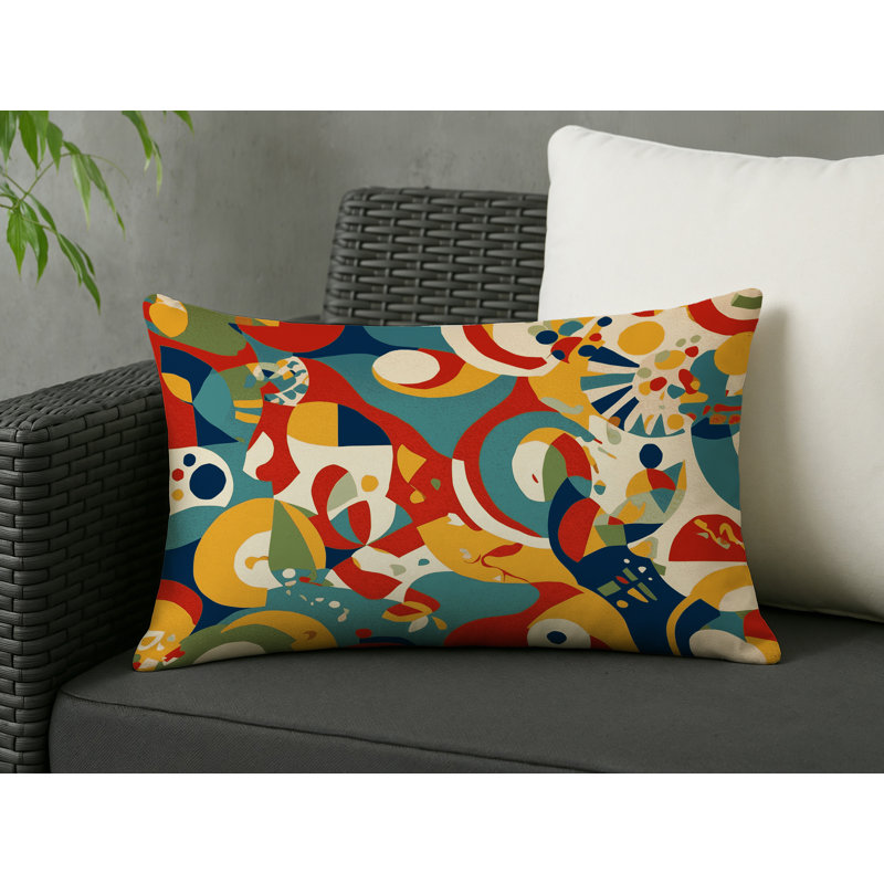 Bold Sparkle Indoor And Outdoor Pillow, Rectangle 20"H x 14"W