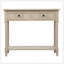 Console Daisy Series avec deux tiroirs et une tablette inférieure (gris rétro)-90338874
