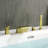 1 Handle Deck Waterfall Faucet with Diverter