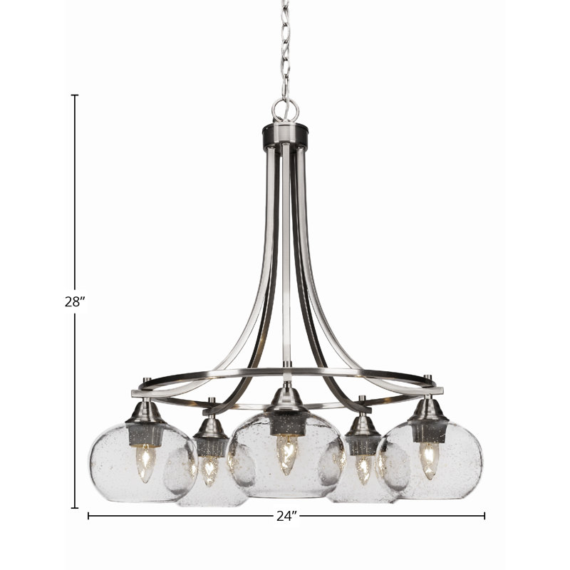 Lustre 5 lumières Achen