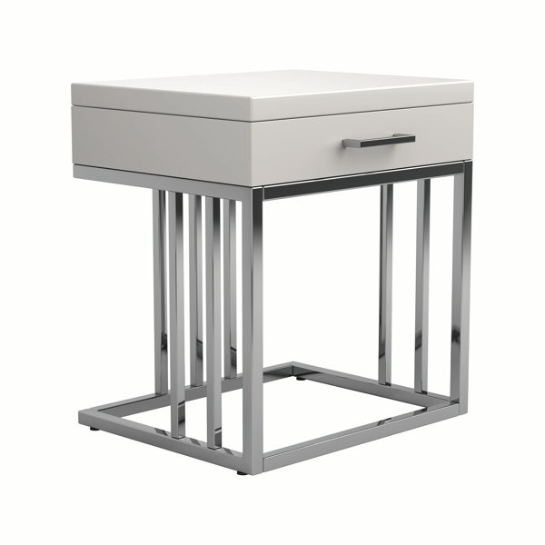 Orren Ellis Labree Solid Wood Top End Table with Storage - Wayfair Canada
