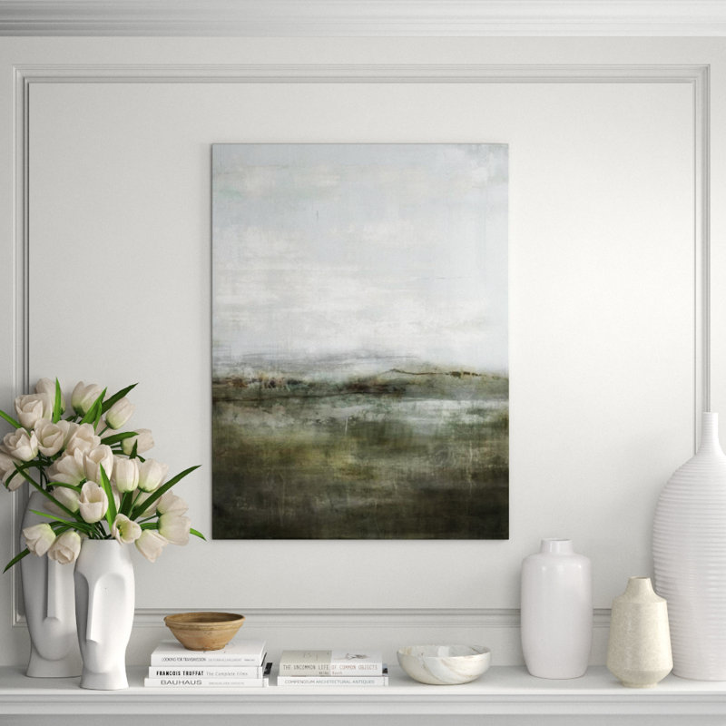 Shaky Horizon Print by James McAllen, Knife Gel, 48" H x 36" W x 1.5" D