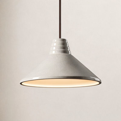 Roselle Single Light Ceramic Dimmable Pendant