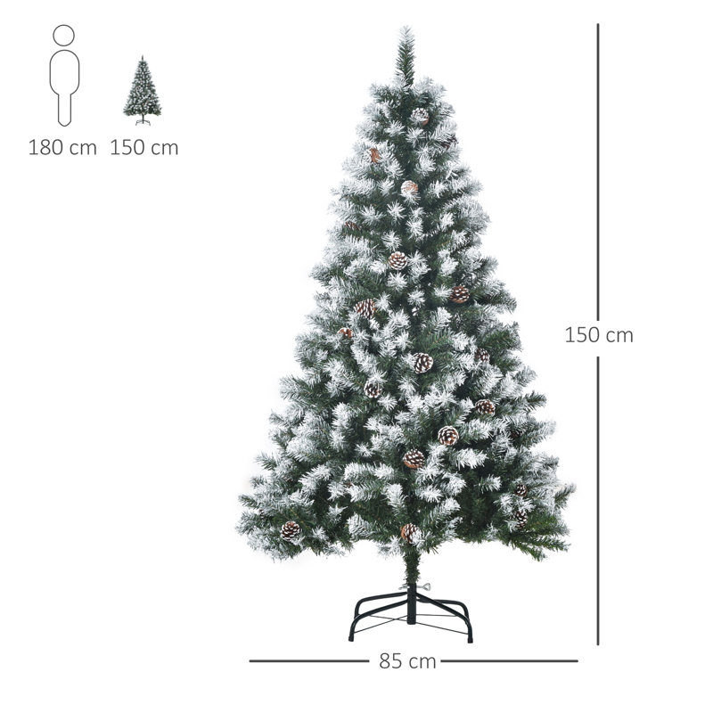 4.92' H Artificial Pine Christmas Tree