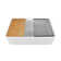 DeerValley 33" L X 20" W Single Basin Workstation Farmhouse Kitchen Sink With Sink Grid, Cutting Board And Dish-Drying Rack