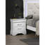 Table de chevet moderne et élégante avec table de chevet blanche 1Pc