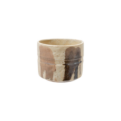 Stoneware Planter in Reactive Glaze