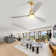 Nicola 52'' 3 - Blade Modern Ceiling Fan with Remote Control and Light Kit