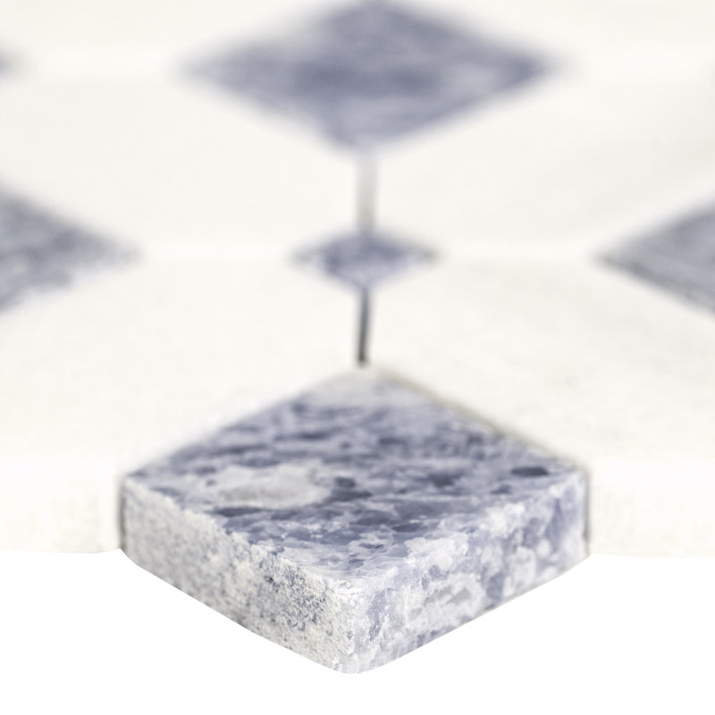Loredana Array 12 in. x 12 in. Polished Marble Mosaic Floor and Wall Tile