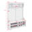 Modern Hallway Hall Tree With Metal Hooks And Storage Space, Multi-Functional Entryway Coat Rack With Shoe Cubbies-2083906460