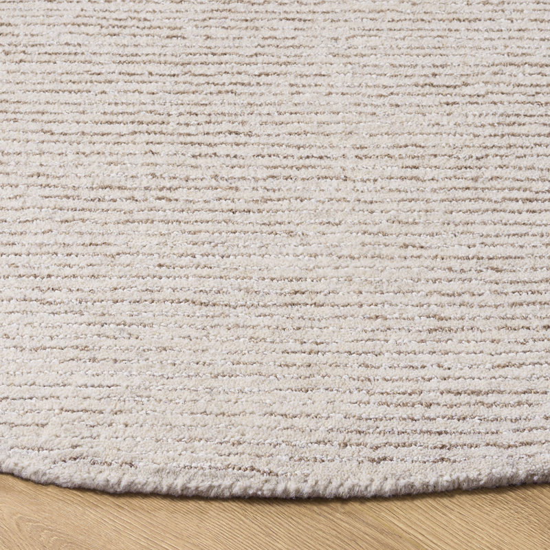 Abstract Hand Tufted Performance Abstract Indoor Rug, Round 6'