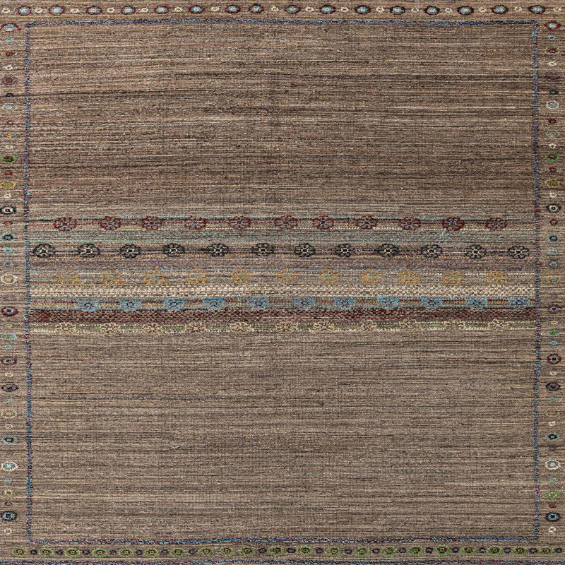 Tapis abstrait moderne 4479, Carré 6 pi