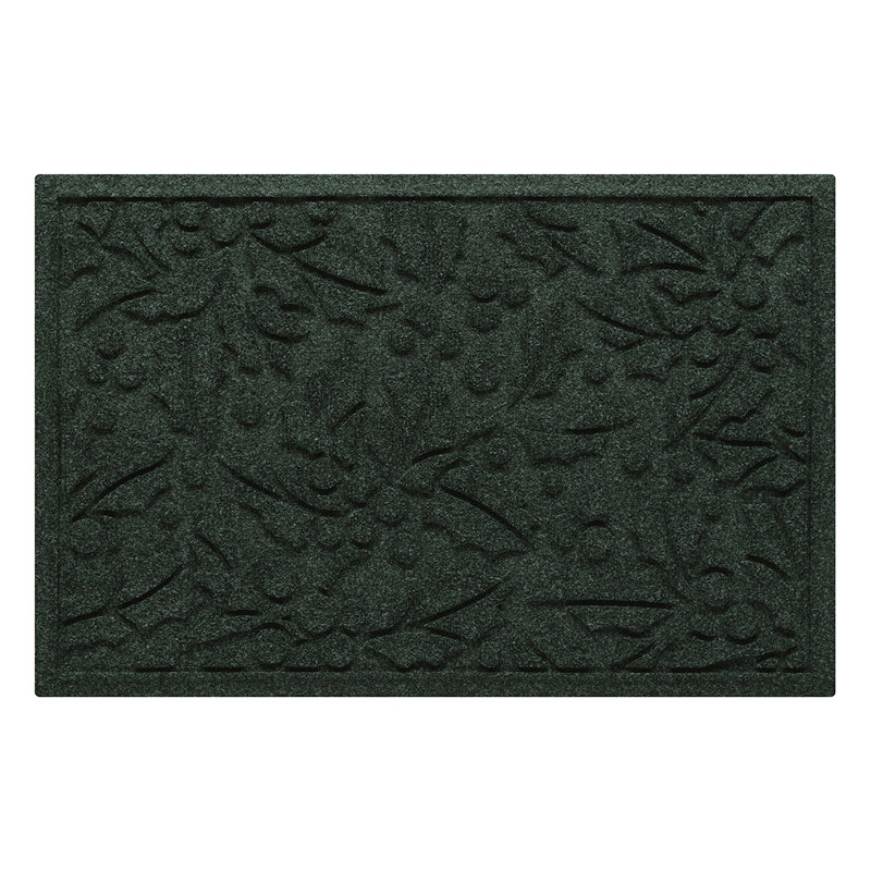 WaterHog® Holly 23 in. x 35 in. Indoor Outdoor Door Mat, Evergreen