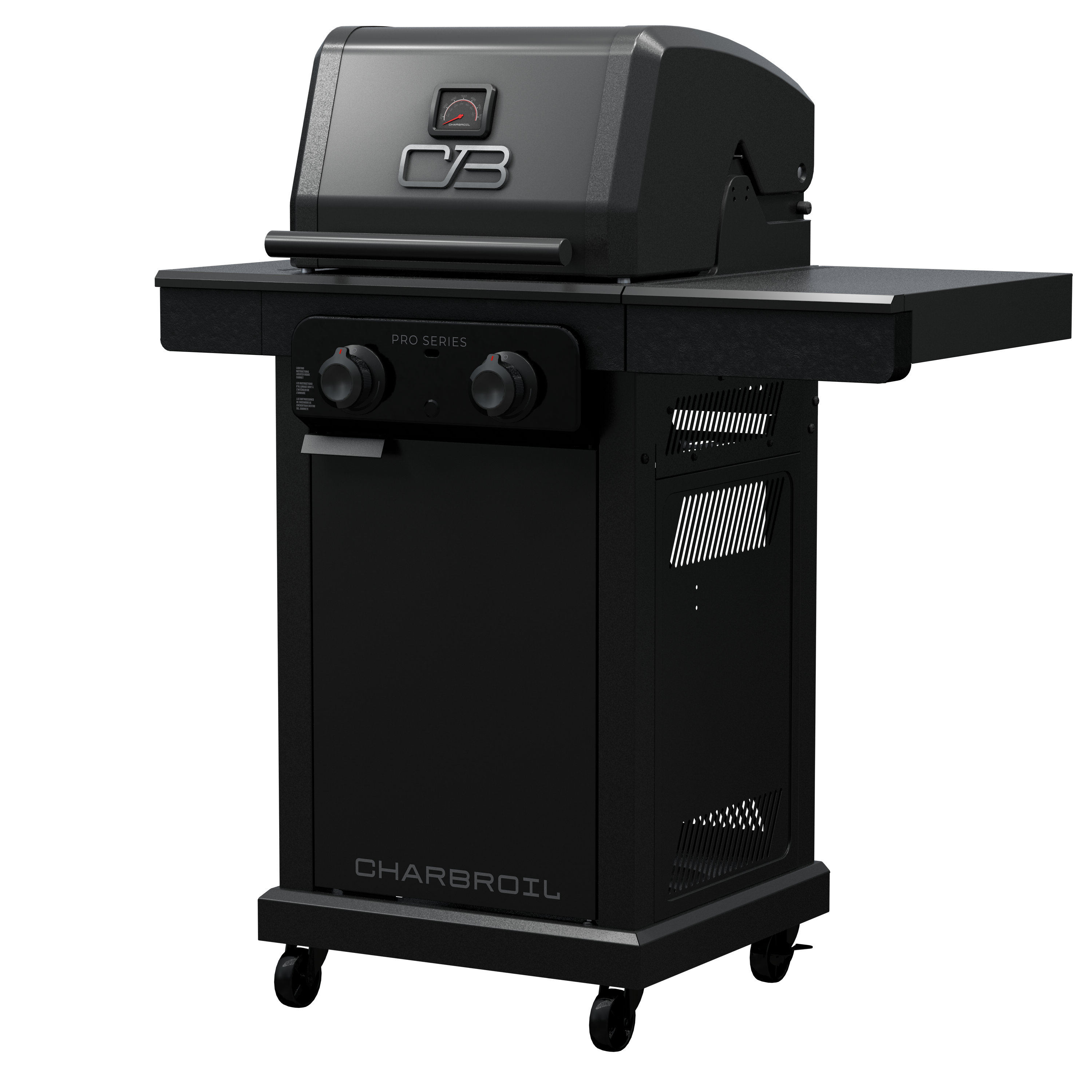 Charbroil Pro Series 2 Burner Infrared Gas Grill Matte Black