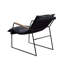Chaise d'appoint en fer avec base luge