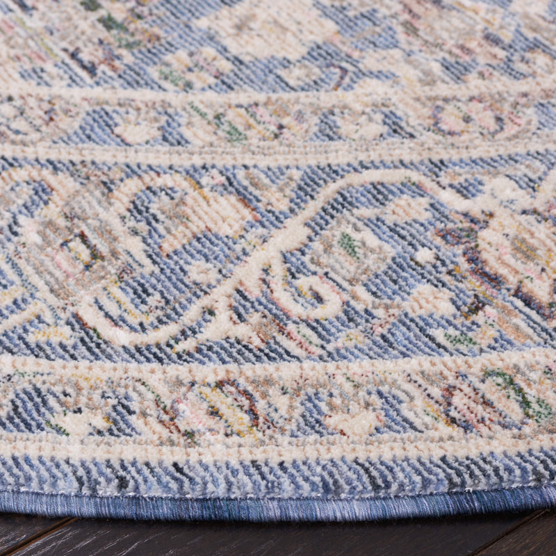Damarius Performance Oriental Rug, Round 6'7"