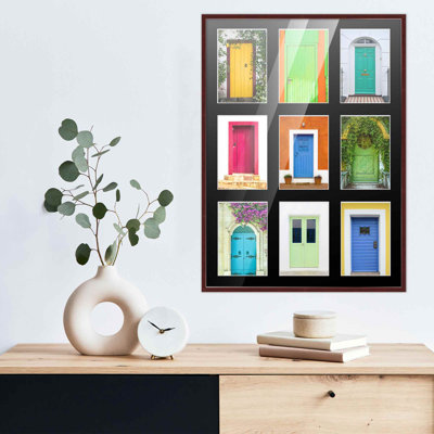 Wood Picture Frame with Mat