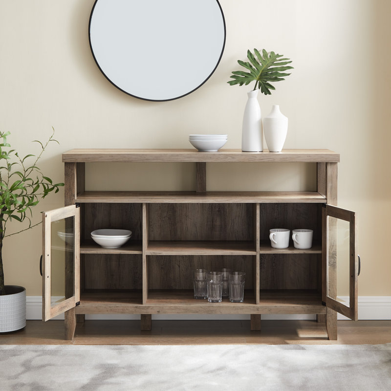Keron 52" Wide 2-Door Sideboard, Gray Wash