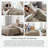 Southshore Fine Linens Secret Meadow Reversible Duvet Cover Set in Brown, 110 GSM Double-Brushed Microfiber Floral Bedding with Zipper Closure and 4 Corner Ties, 1 Duvet Cover and 1 Pillow Sham, Twin / Twin XL-554027046-554008305