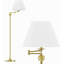 Lampe de table avec accoudoirs pivotants Mid-Century