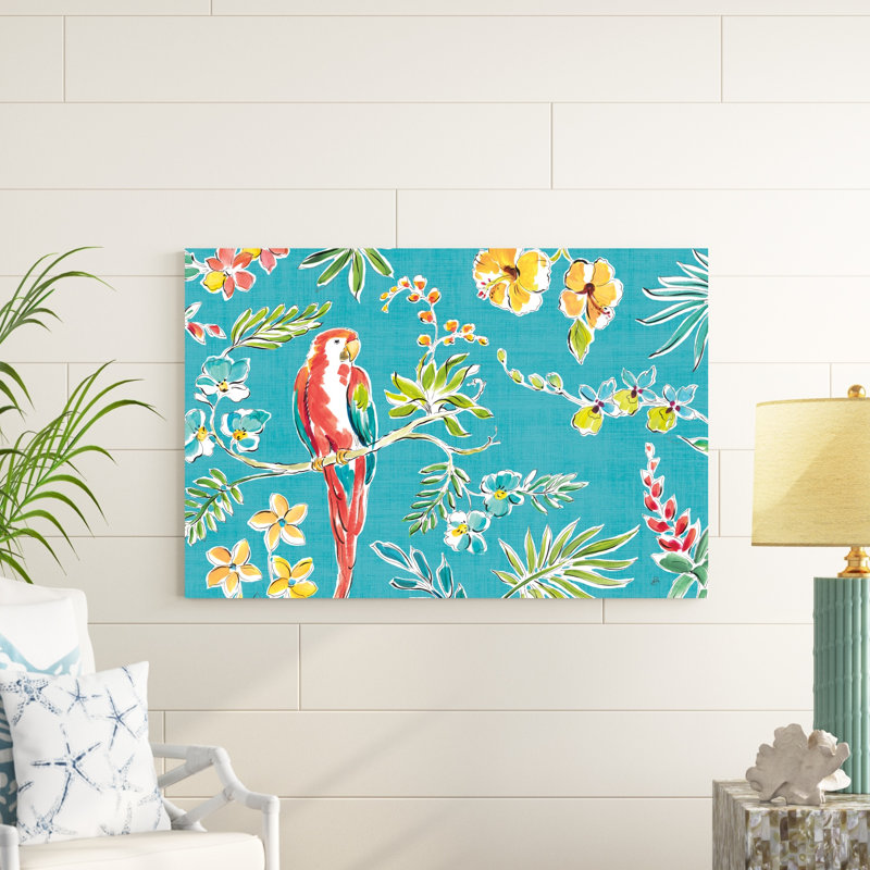 Oasis tropicale I, H 32 po x l 48 po x P 1,25 po