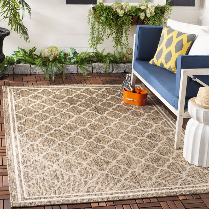 Herefordshire Brown/Bone Indoor/Outdoor Rug