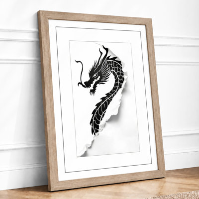 Inked Dragon Japandi - Print