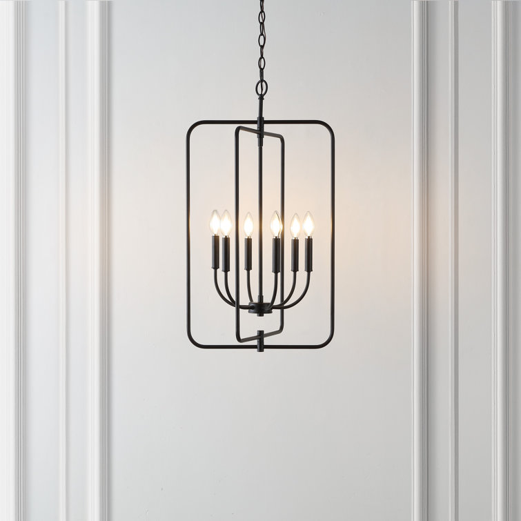 Iniyah 6 - Light Black Candle Style Pendant