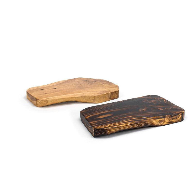 Plateau et plateau à fromage 16 po x 10 po Root ™, Brun