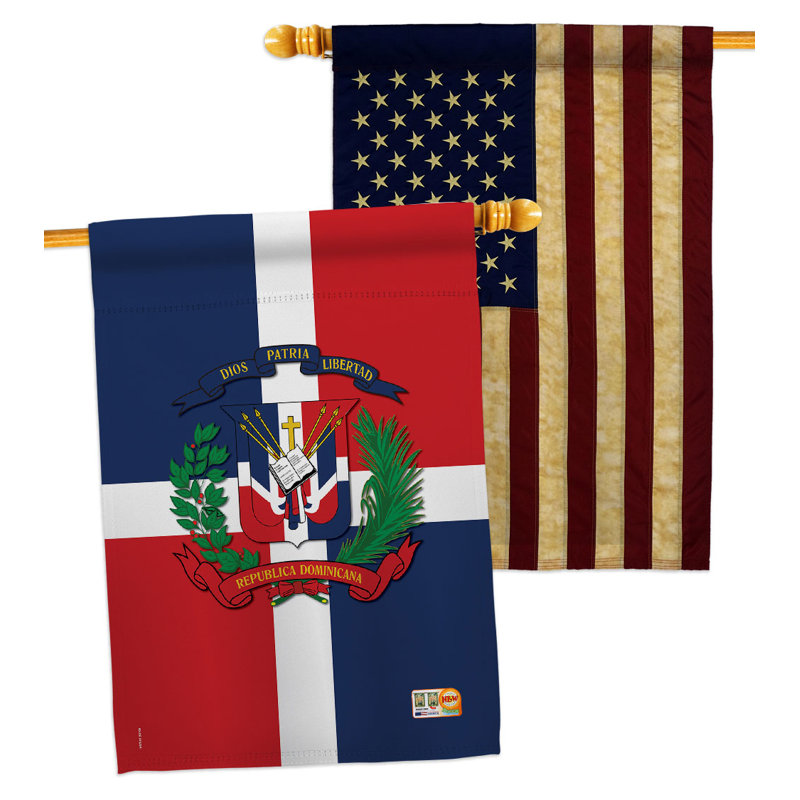 Drapeau de la République des États-Unis en polyester à 2 côtés 3 pi 3 po x 2 pi 3 po