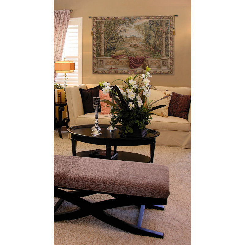 Loom Woven Cotton Blend Wall Hanging, 58" H x 74" W x 0.1" D